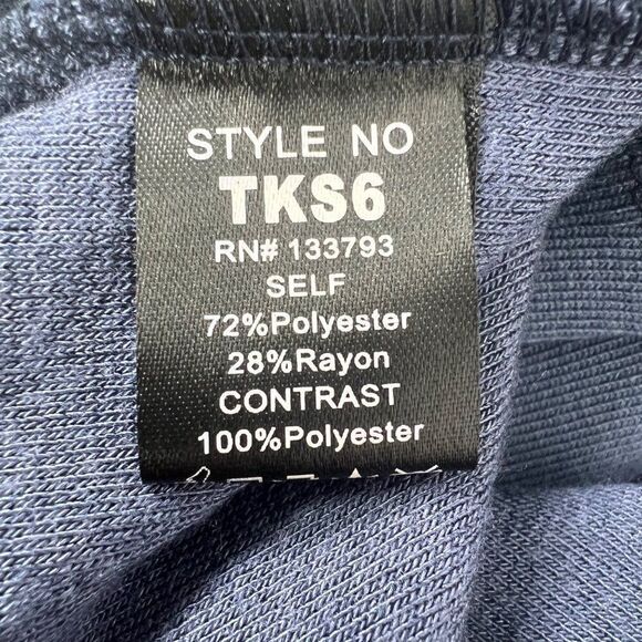 Pol Blue Preppy High Waisted Varsity Terry Cloth Mini Pleated Tennis Skirt / Sma - Picture 8 of 8